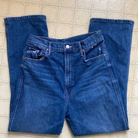 MOTHER High Rise Blue Jeans - Picture 4 of 13